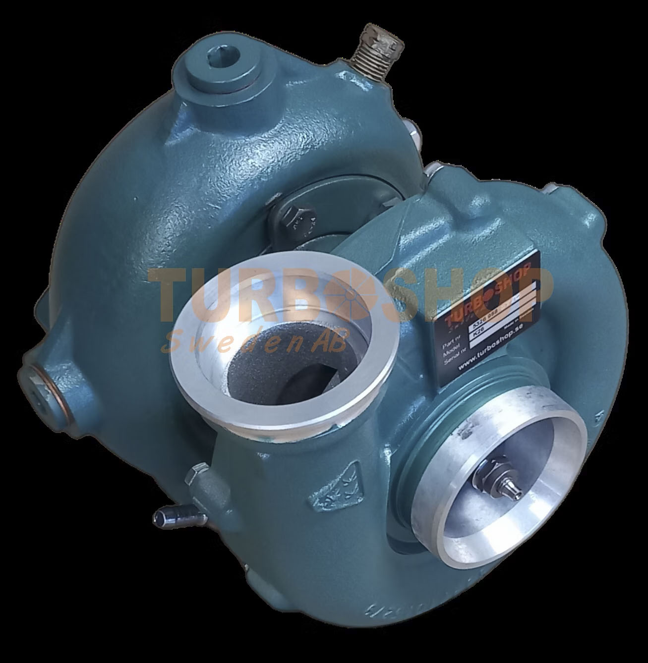 Volvo Penta ombytningsturbo turbo KAD43 / KAD44 turbo OEM nummer: 2179089, 2179080, 3581012, 3802112 Rustfri indsats - Billede 3